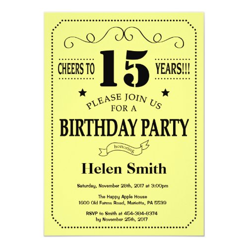 32th Anniversary Party Poster Banner Invitation Background Glowing