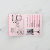 15. Geburtstags-Paris-Pass-Einladung Einladung (Innenseite)