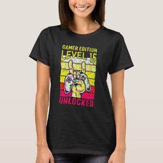 15. Geburtstags-Videospieler-Edition Level 15 frei T-Shirt
