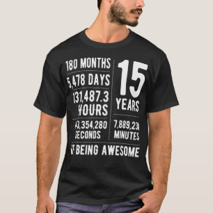 15. Geburtstagsidee für Jungen Mädchen Funny 15  T-Shirt