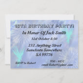 15. Geburtstagsparty Einladung (Rückseite)