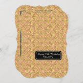 15. Geburtstagsparty Glam Great Gatsby Style Einladung (Vorne/Hinten)