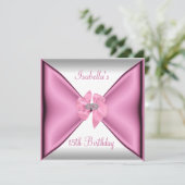 15. Geburtstagsparty Hübsche Seidenraupen Einladung (Stehend Vorderseite)