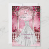 15. Geburtstagsparty in Quinceanera Einladung (Vorderseite)