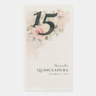 15. Geburtstagsparty Quinceanera Pink Serviette