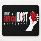 15 GREEN DAY AS Idiot logo Accessories Mouse Pads Mousepad (Vorne)