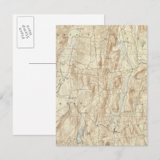 15 Handblatt Postkarte (Vorne/Hinten)