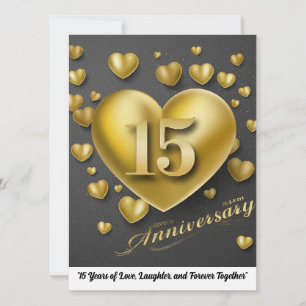 15. Hochzeitstag Einladung