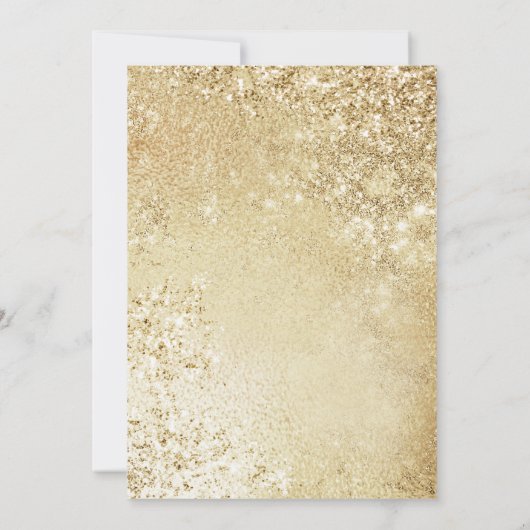 15. Hochzeitstag Gold Einladung (Rückseite)