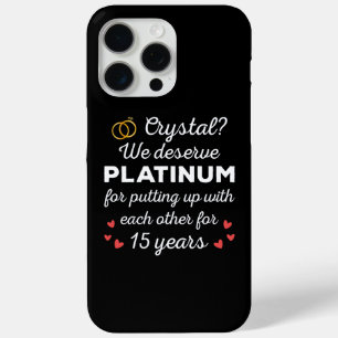 15. Hochzeitstag I - Crystal Funny Couple Case-Mate iPhone Hülle
