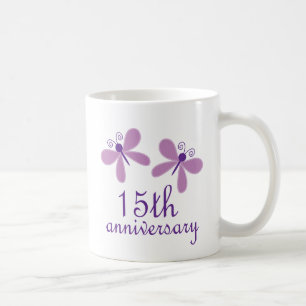 15. Hochzeitstag Kaffeetasse