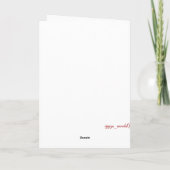 15. Hochzeitstag Karte (Rückseite)