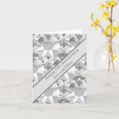 15. Hochzeitstag, Kristallfest Karte (Gelbe Blume)