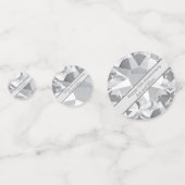 15. Hochzeitstag, Kristallfest Konfetti (Rückseiten)