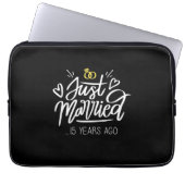 | 15. Hochzeitstag Laptopschutzhülle (Vorderseite)