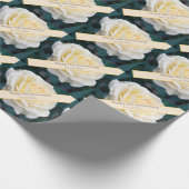 15. Hochzeitstag, Rose Geschenkpapier (Ecke)