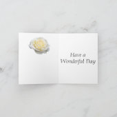 15. Hochzeitstag, Rose Karte (Innenseite)