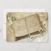 15. Hochzeitstag Vintage Neueröffnung Einladung (Vorderseite)