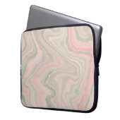 15-Inch Laptop Sleeve – Floral & Gradient Grain  (Vorderseite Links)