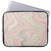 15-Inch Laptop Sleeve – Floral & Gradient Grain  (Vorderseite)