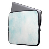 15-Inch Laptop Sleeve – Floral & Gradient Grain (Vorderseite Links)