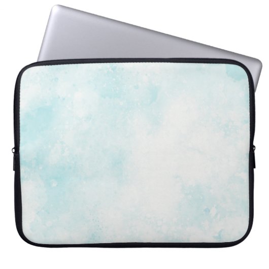 15-Inch Laptop Sleeve – Floral & Gradient Grain (Vorderseite)