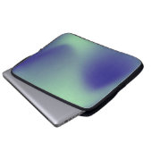 15-Inch Laptop Sleeve – Floral & Gradient Grain (Vorne Knopf)