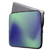 15-Inch Laptop Sleeve – Floral & Gradient Grain (Vorderseite Links)