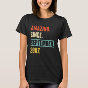15 Jahre alt 15. Geburtstag Phantastisch seit Sept T-Shirt