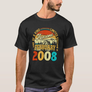 15 Jahre alt Phantastisch seit Februar 2008 15. Ge T-Shirt