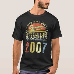 15 Jahre alt  Toll seit August 2007 15. Geburtstag T-Shirt