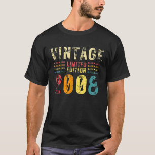 15 Jahre alte Geschenke Vintag 2008 Limited Editio T-Shirt