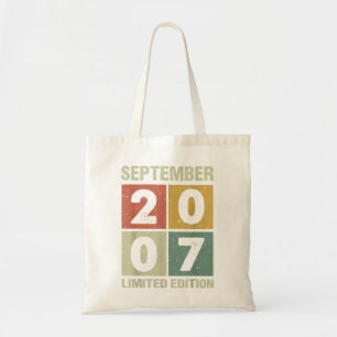 15 Jahre alte Geschenke Vintage September 2007 15. Tragetasche
