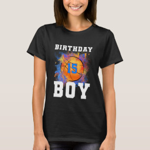 15 Jahre alte Kinder 15. Geburtstag Junge Geburtst T-Shirt