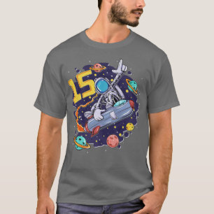 15 Jahre alter Raumschiff Astronaut 15. Geburtstag T-Shirt