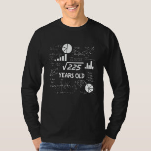 15 Jahre alter Tag Geeky Mathe 15. Geburtstag Gesc T-Shirt