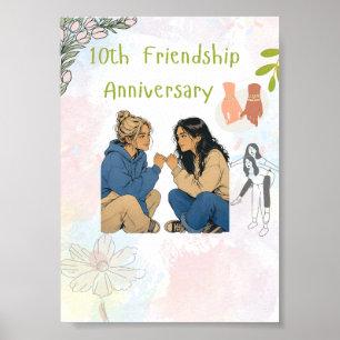 15 Jahre Freundschaft & Weiter Beste Freunde Poster