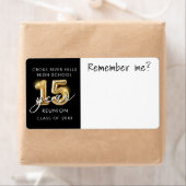 15 Jahre Klasse Wiedersehen Name Tag Erinnern (Insitu)