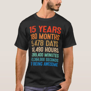 15 Jahre Phantastisch 15. Geburtstagskinder T-Shirt