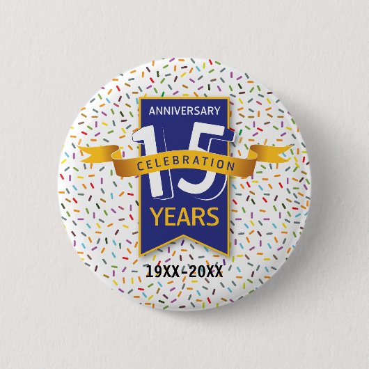 15. JAHRESdesign Button (Vorderseite)