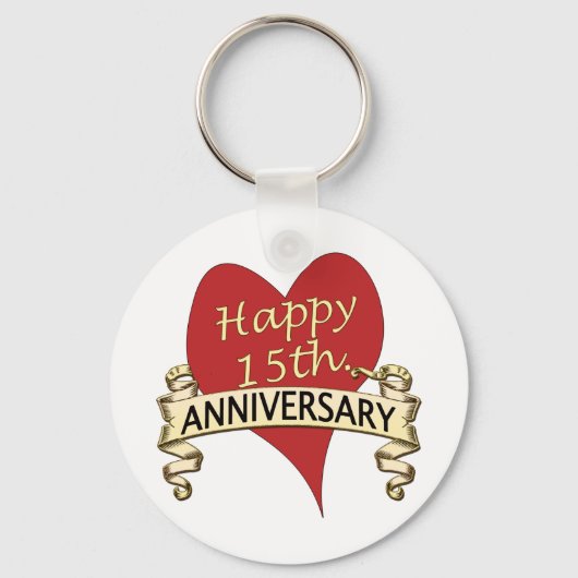 15. Jahrestag Schlüsselanhänger (Vorderseite)