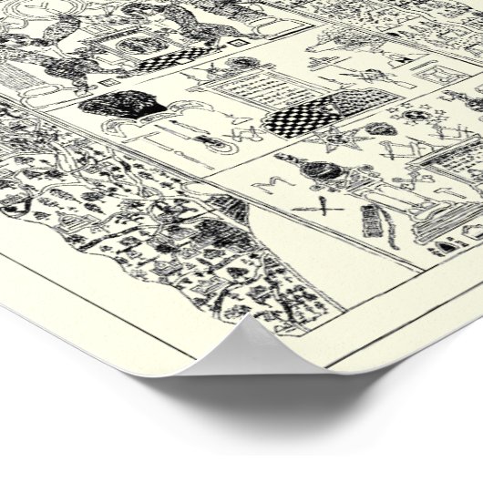 15. Jahrhundert - Masonic Kirk Wall Scroll Poster (Ecke)