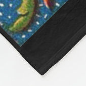 15. Jahrhundert Print Caesar Vögel Blume etc. Fleecedecke (Ecke)