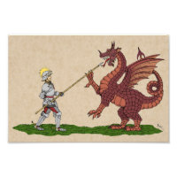 15. Jahrhundert Saint George und der Drache