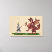 15. Jahrhundert Saint George und der Drache Leinwanddruck (Vorderseite)