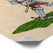15. Jahrhundert Saint George und der Drache Poster (Ecke)