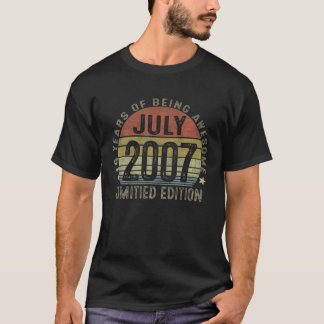 15-jährige Geschenke Juli 2007 Limited Edition 15t T-Shirt