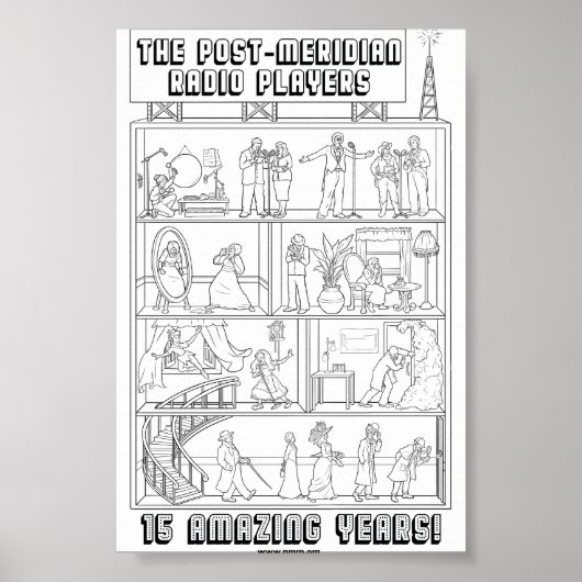 15. Jubiläum B/W Poster (Vorne)