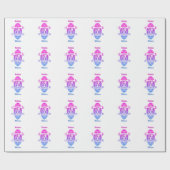 15. Jubiläum der traditionellen Kristallhochzeit Geschenkpapier (Flach)