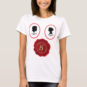 15. Jubiläum Rotes Wachs Siegel T-Shirt